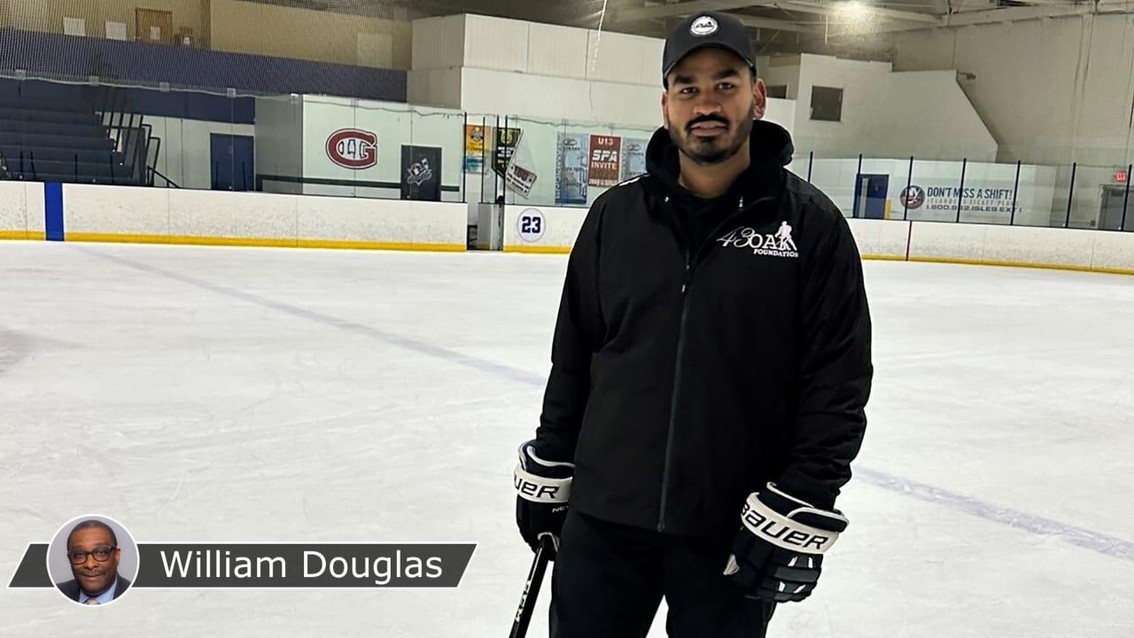 Color of Hockey: Khan giving back as Ice Hockey in Harlem volunteer ...