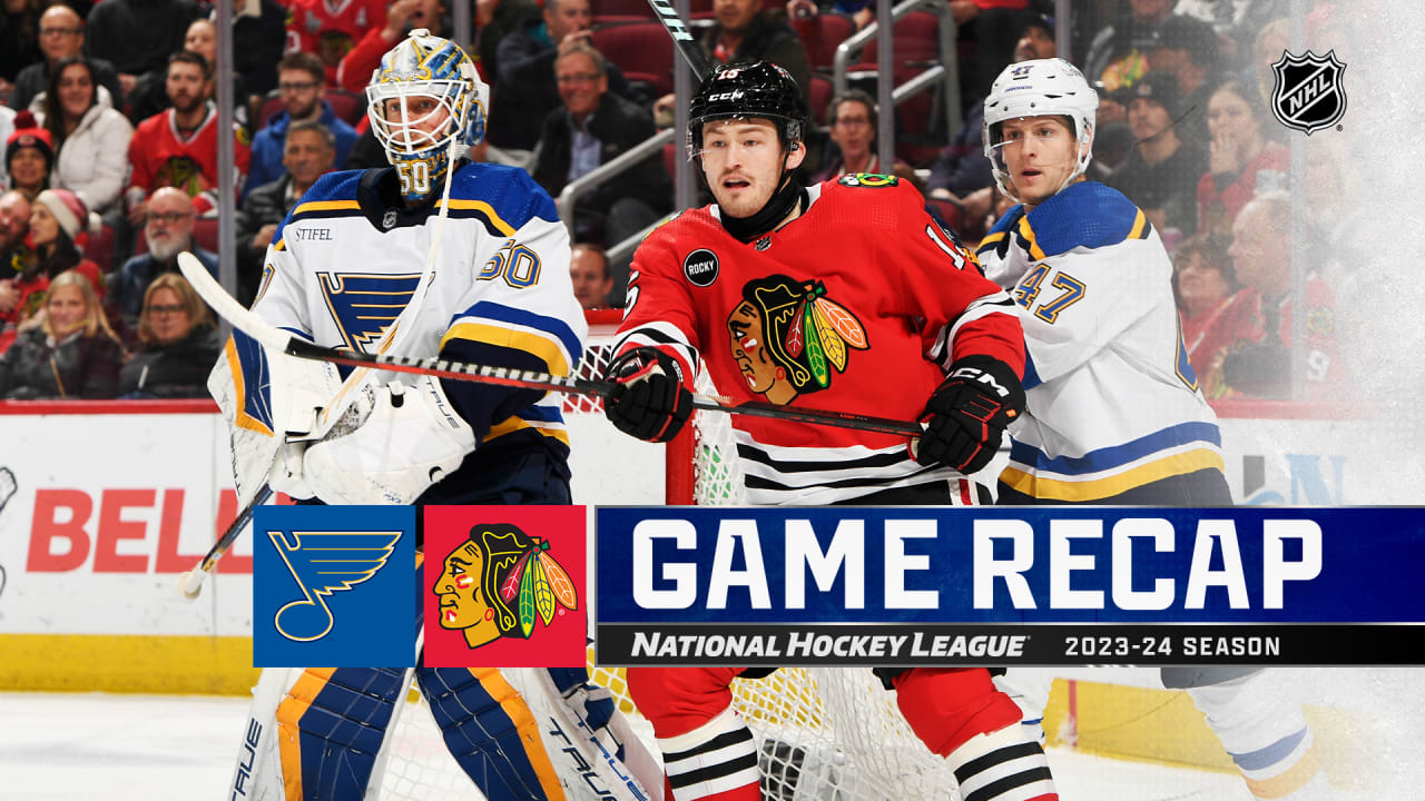 Blackhawks Defeat Blues, Win Consecutive Games For 1st Time This Season ...