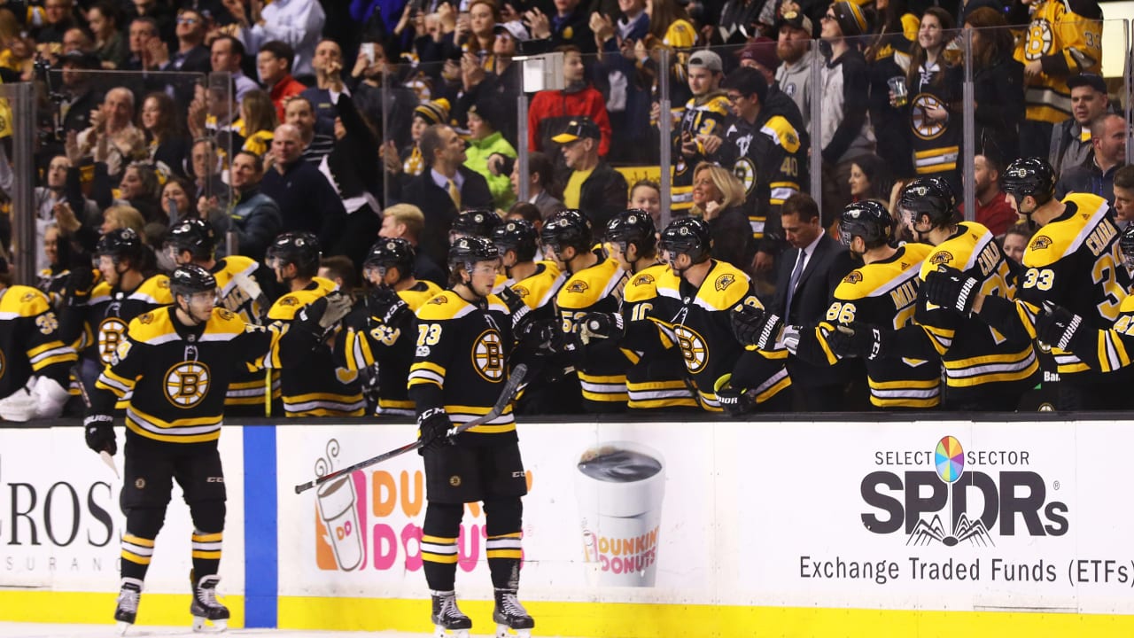 Bruins score seven, defeat Blue Jackets