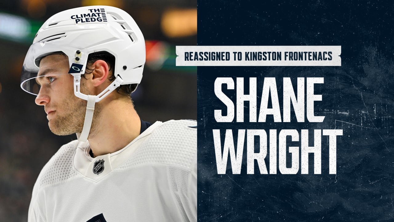 NHL Kraken Player Shane Wright Added To Firebirds Roster Vs