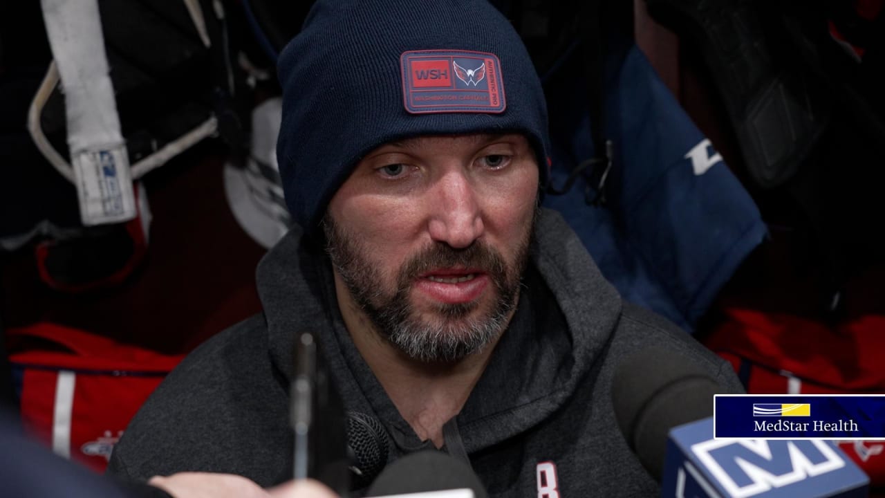 Postgame Alex Ovechkin Washington Capitals