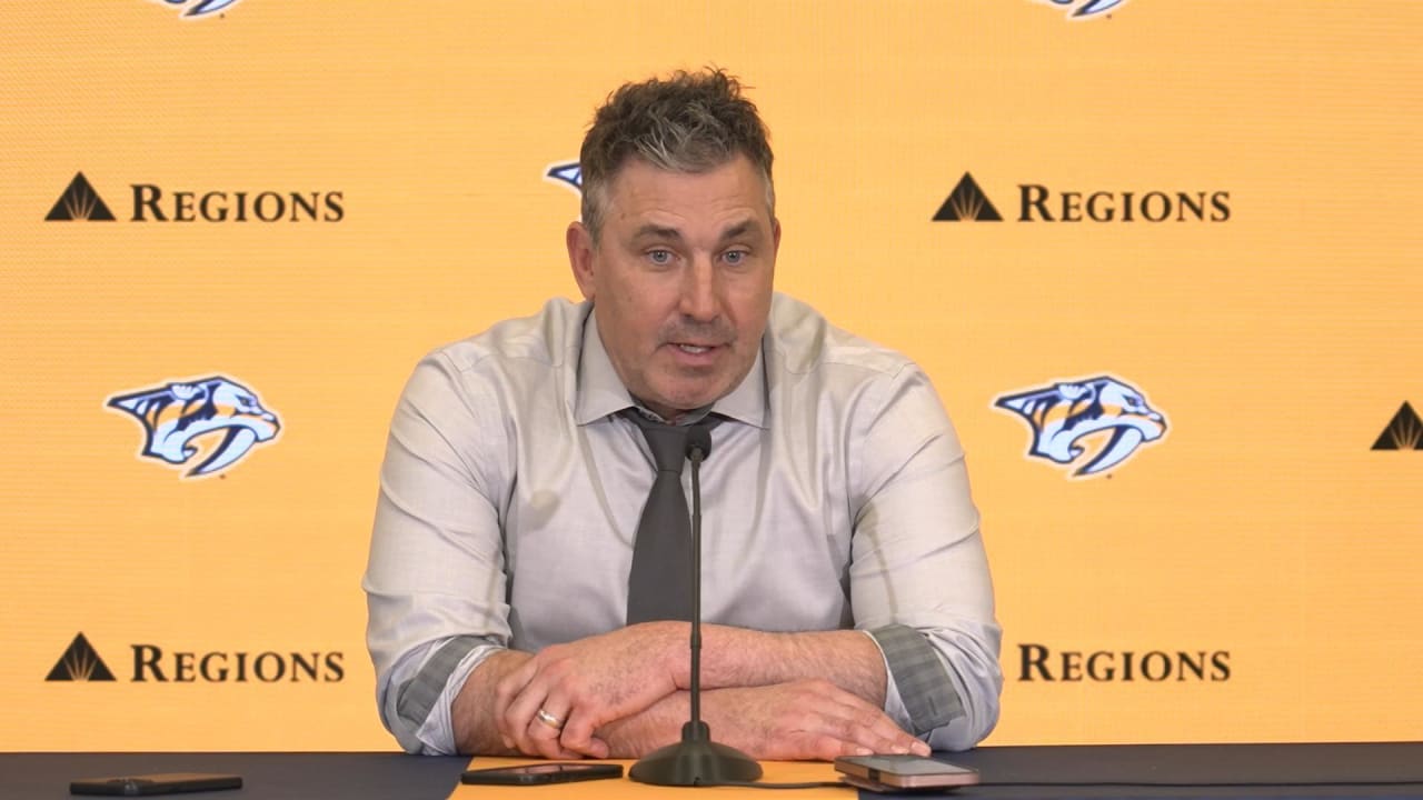 Postgame: VGK vs. NSH, Brunette | Nashville Predators