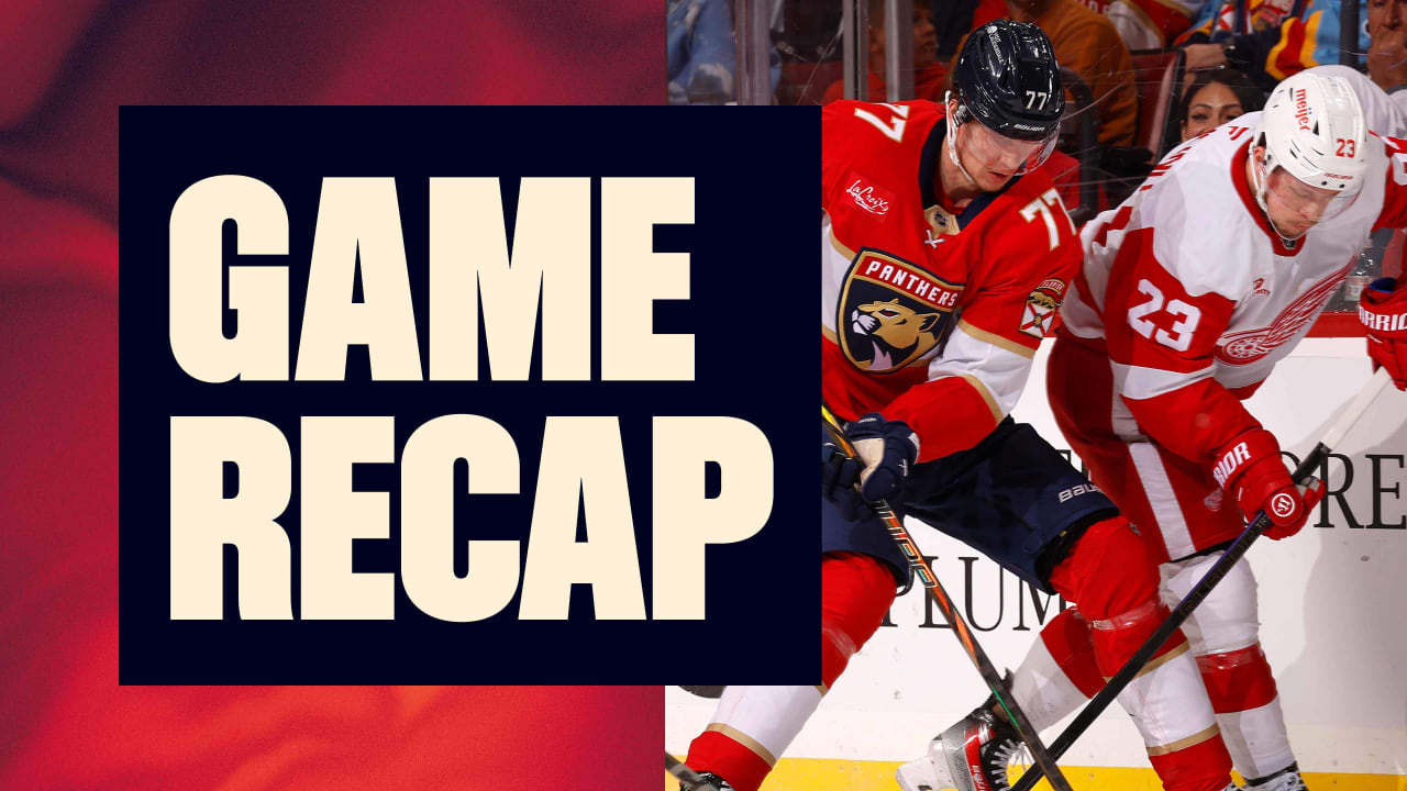 RECAP: Red Wings 5, Panthers 2 | Florida Panthers
