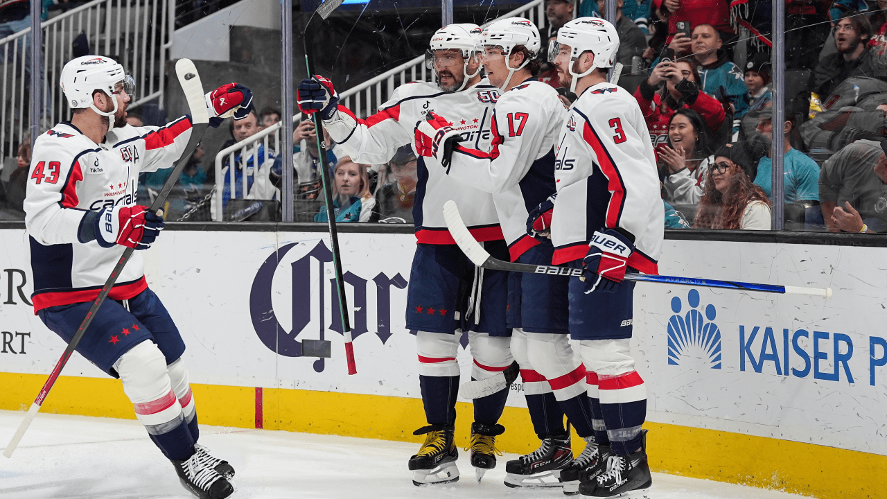 Caps Skate Past Sharks, 5-1 | Washington Capitals