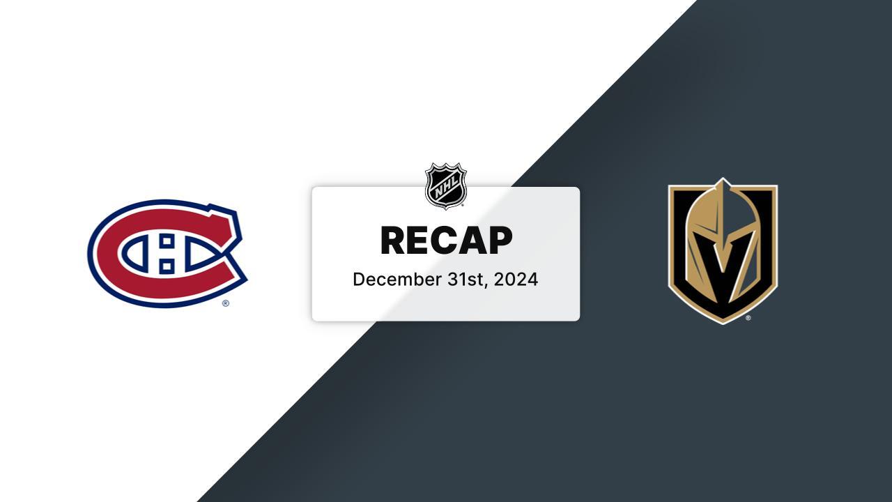 MTL at VGK | Recap | Montréal Canadiens