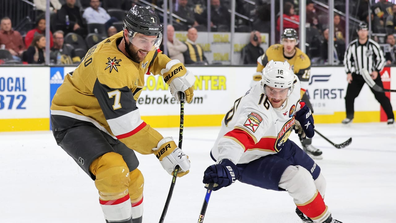 Florida Panthers defenseman Matt Kiersted works against the Dallas