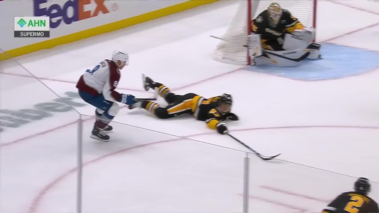 Tristan Jarry With A Spectacular Goalie Save From Pittsburgh Penguins ...