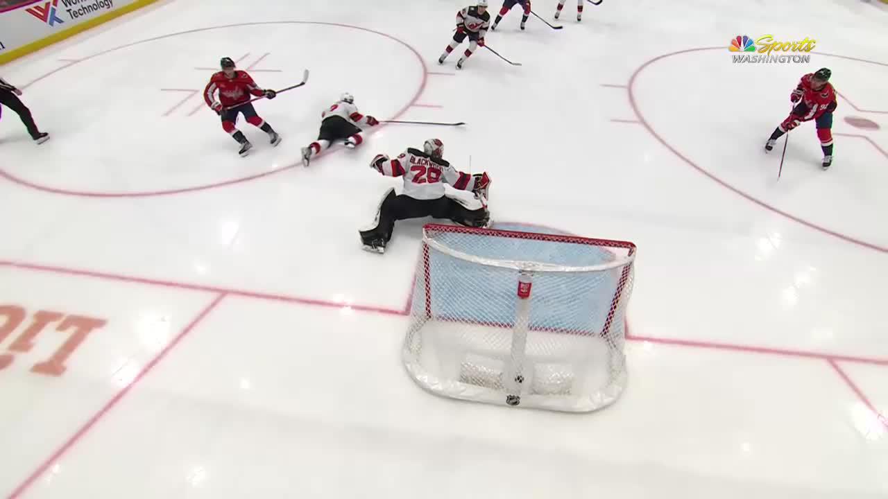 Washington Capitals' Joe Snively in action during an NHL hockey