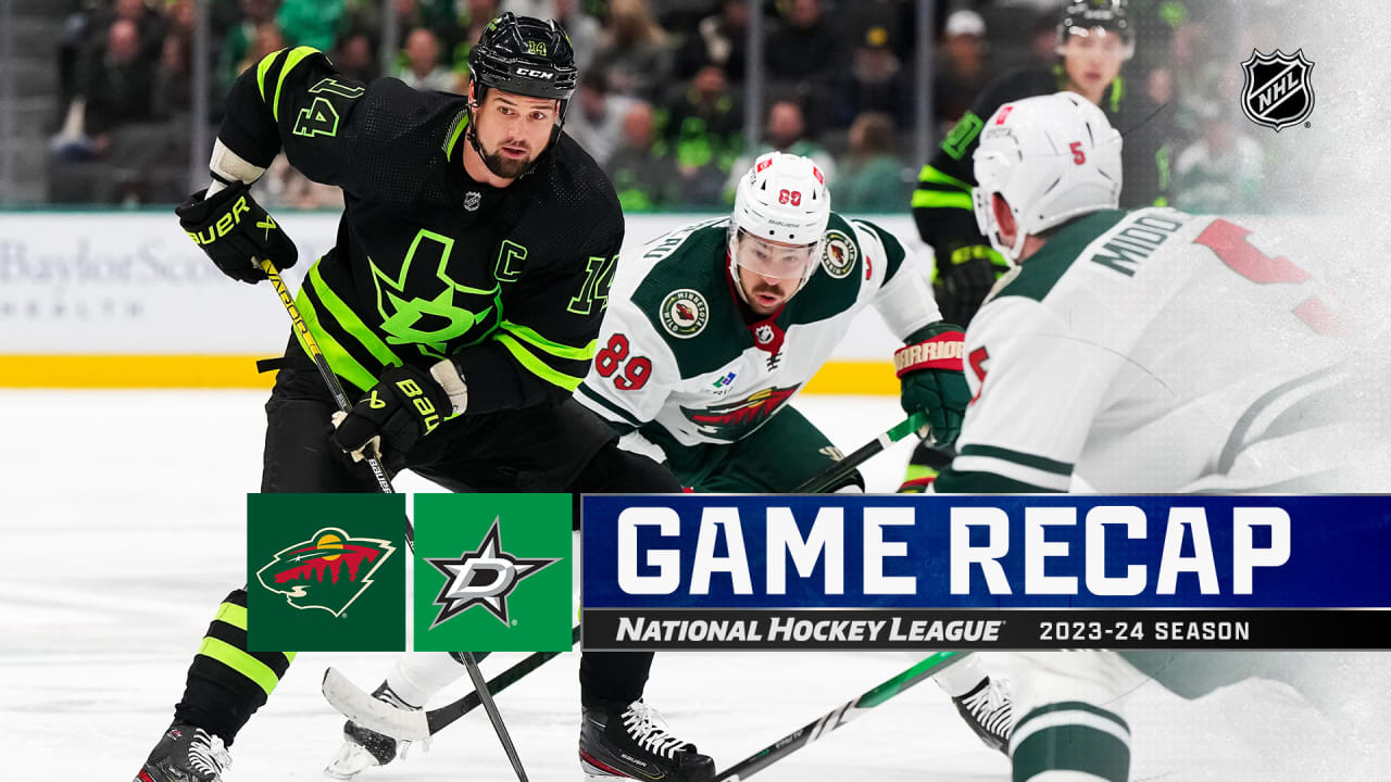 Stars ease past Wild, spoil Wallstedt NHL debut | NHL.com