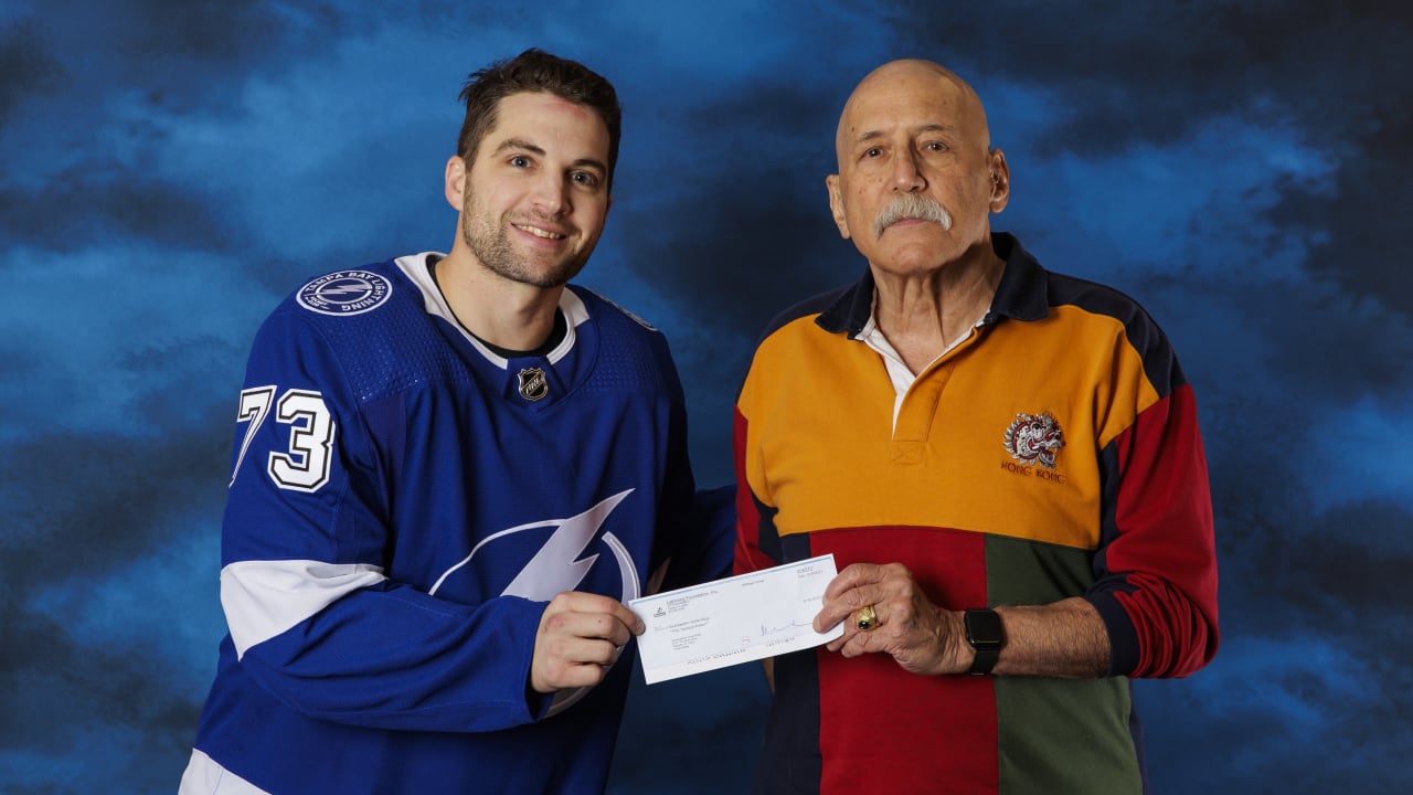 Gill Ruderman honored as Lightning Community Hero Tampa Bay Lightning