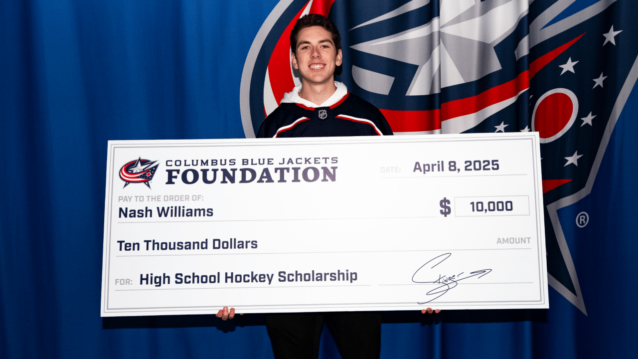 Williams earned High School Hockey Scholarship on, off the ice | Columbus Blue Jackets