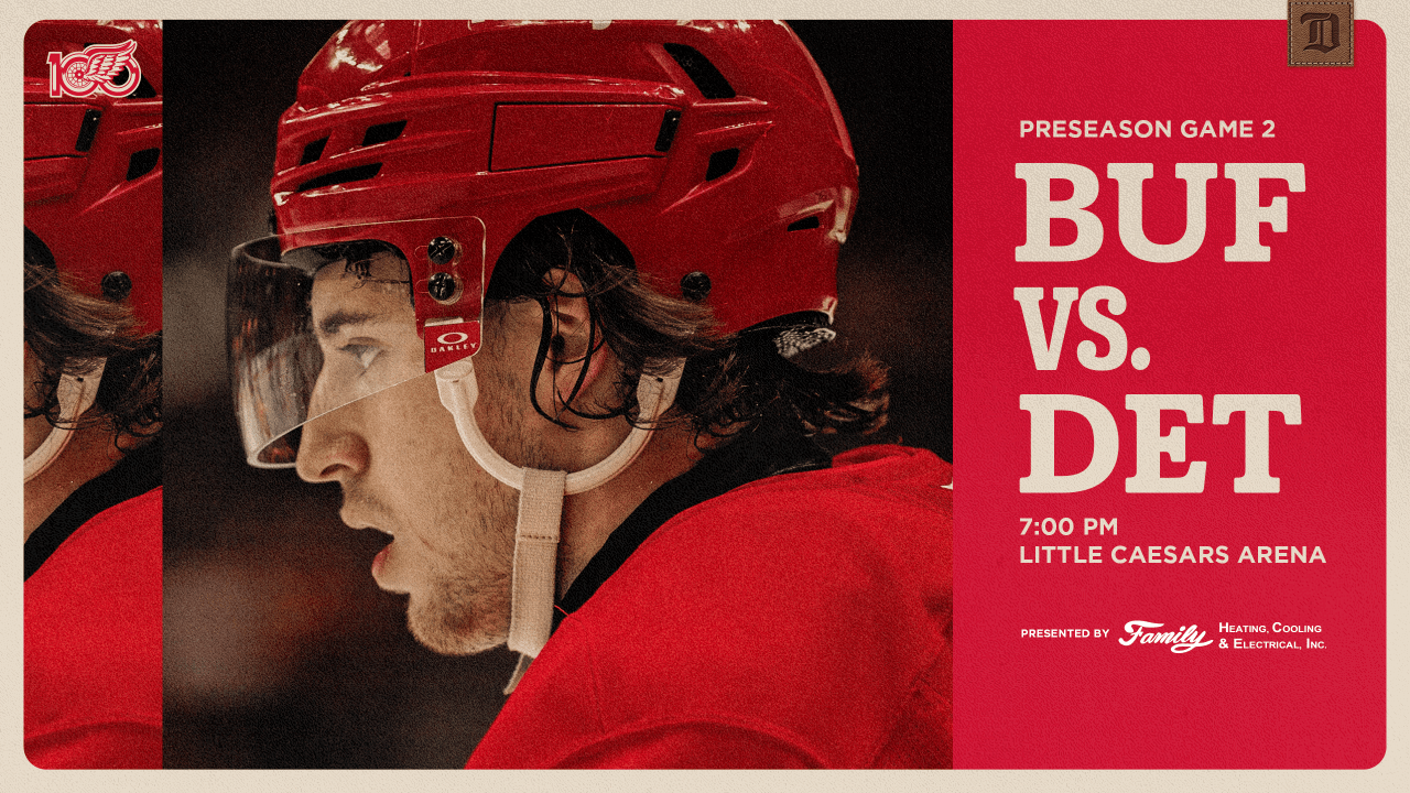 PREVIEW: Red Wings welcome Sabres for exhibition play on Thursday