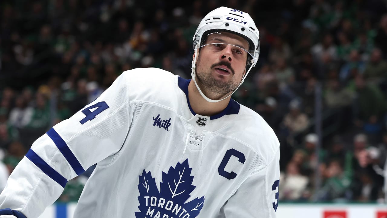 Matthews Out for Maple Leafs Against Islanders with Upper-Body Injury