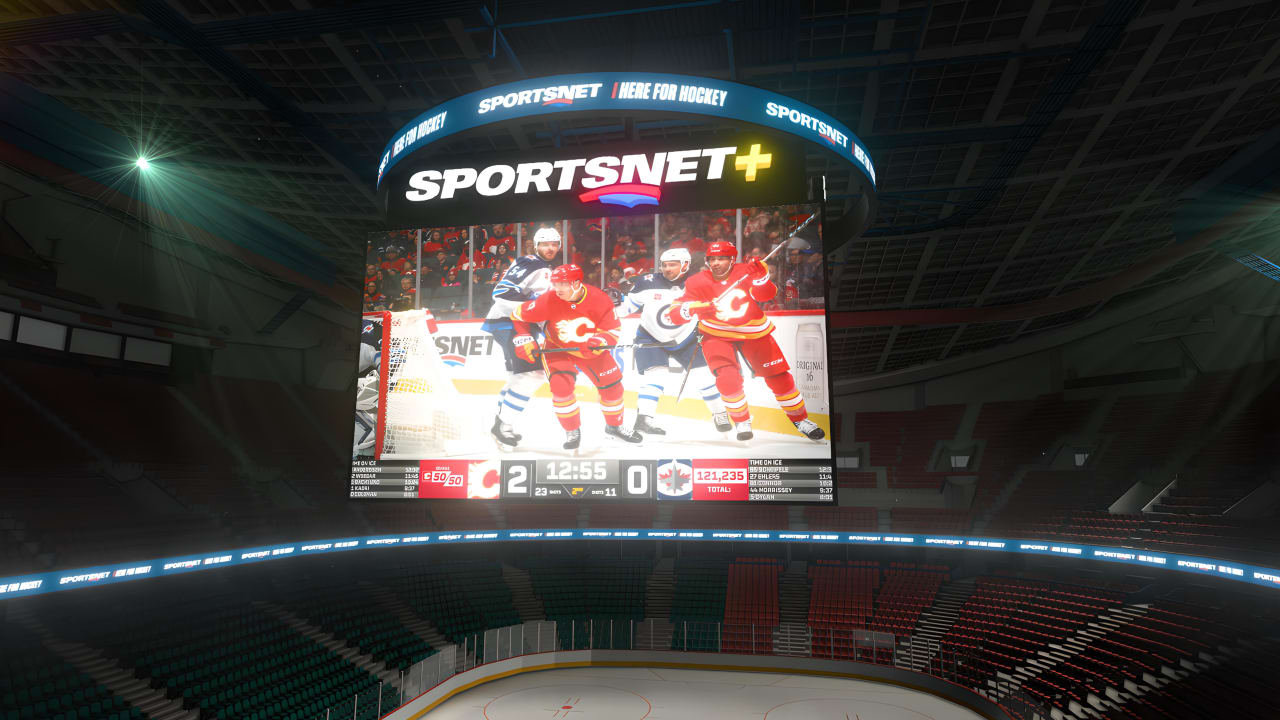 Flames Unveil Sportsnet Scoreboard | Calgary Flames