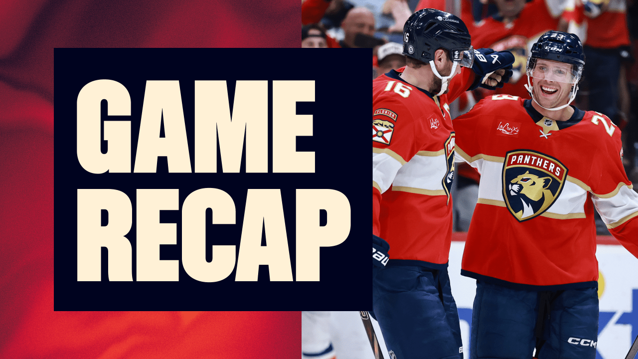 RECAP: Panthers 6, Islanders 3 | Florida Panthers