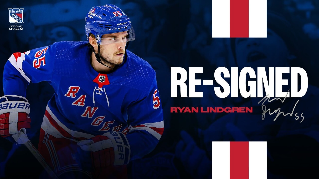 Rangers Agree to Terms with Ryan Lindgren | New York Rangers