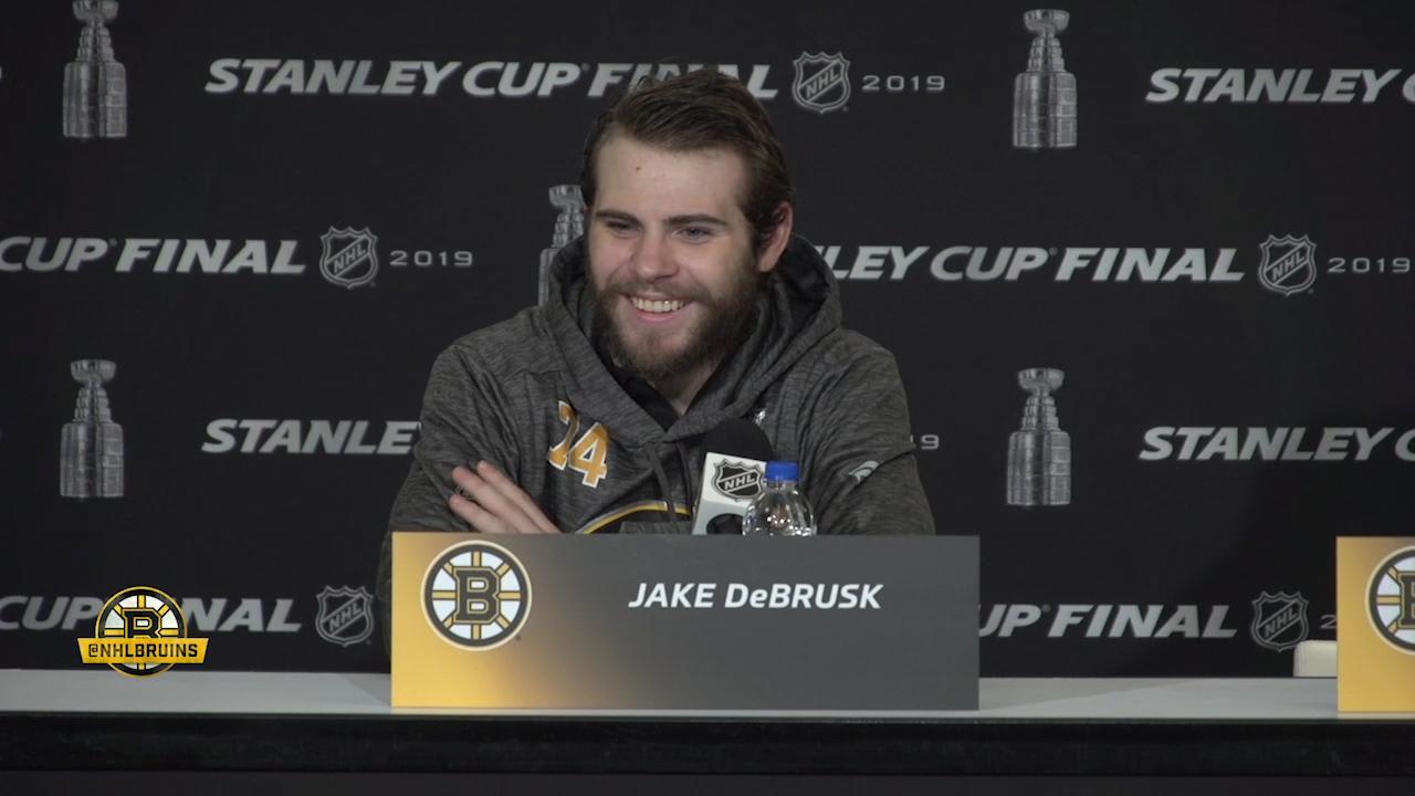 Press Room: Jake DeBrusk | Boston Bruins