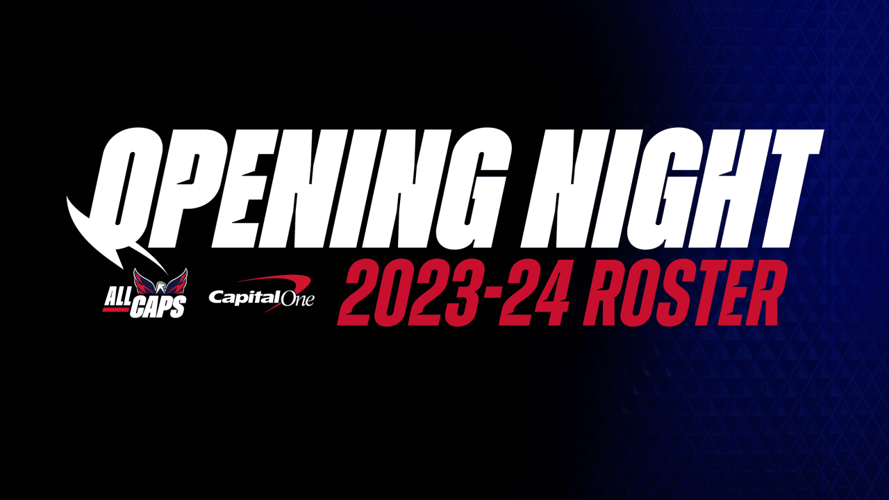 Capitals Announce 2023 24 Opening Night Roster Washington Capitals 6600