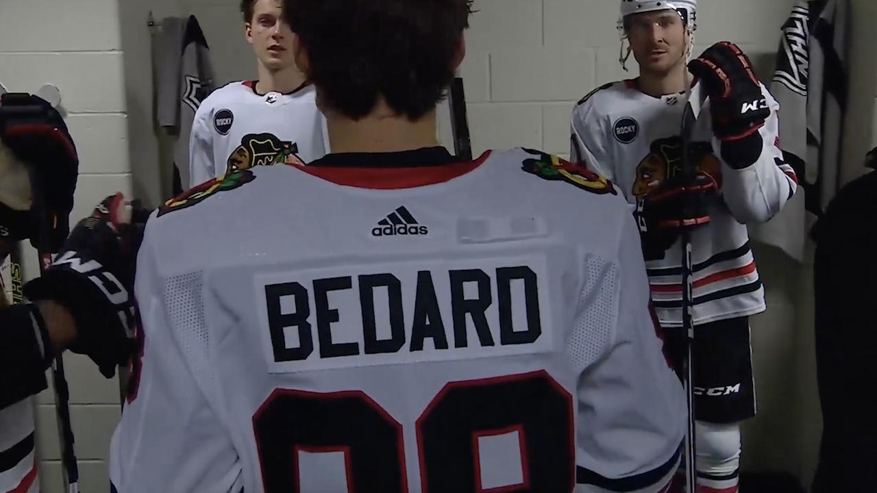 Blackhawks double up Penguins in Connor Bedard's NHL debut