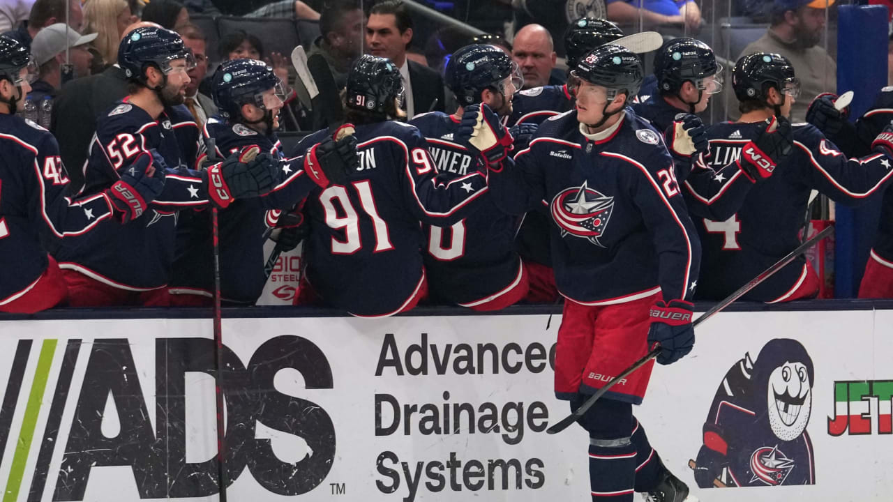 Bemstrom, Marchenko pushing for look with Columbus Blue Jackets