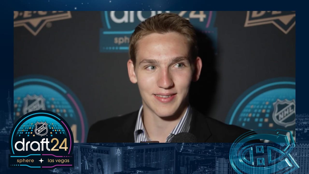 2024 NHL Draft Lane Hutson Montréal Canadiens