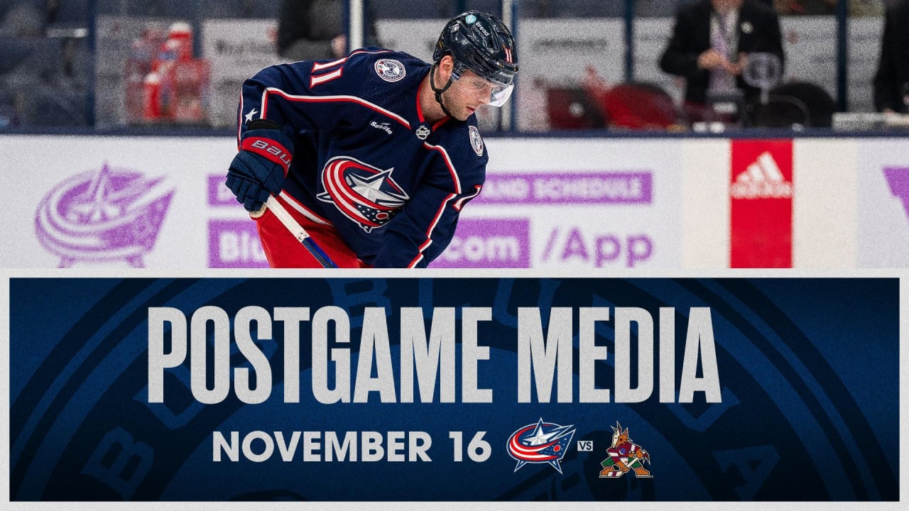 Postgame Media (11/16/23) | Columbus Blue Jackets