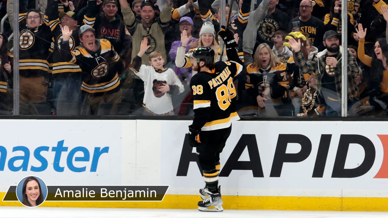 Bruins David Pastrnak coming into his own as an NHL superstar