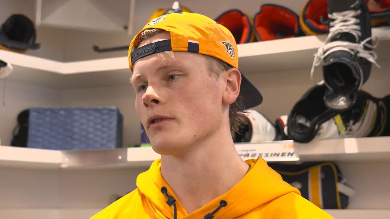 Postgame: CGY Vs. NSH, Parssinen | Nashville Predators