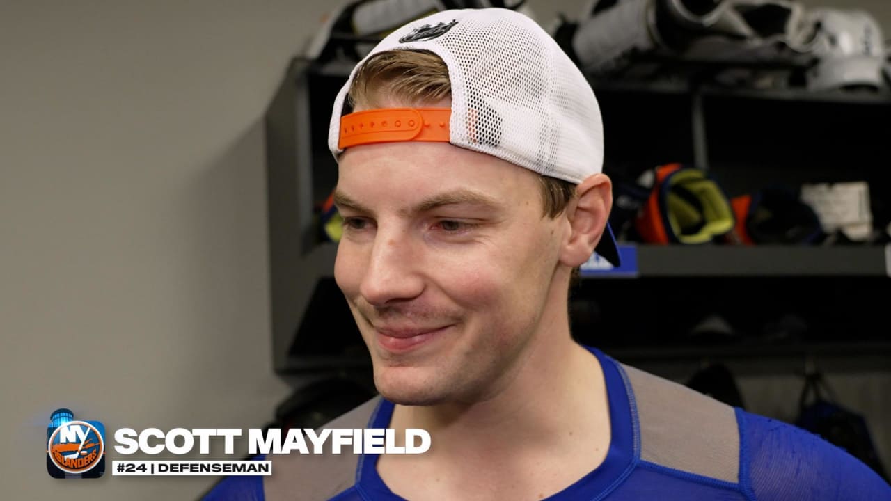 NYI at NSH 1/13 Scott Mayfield New York Islanders