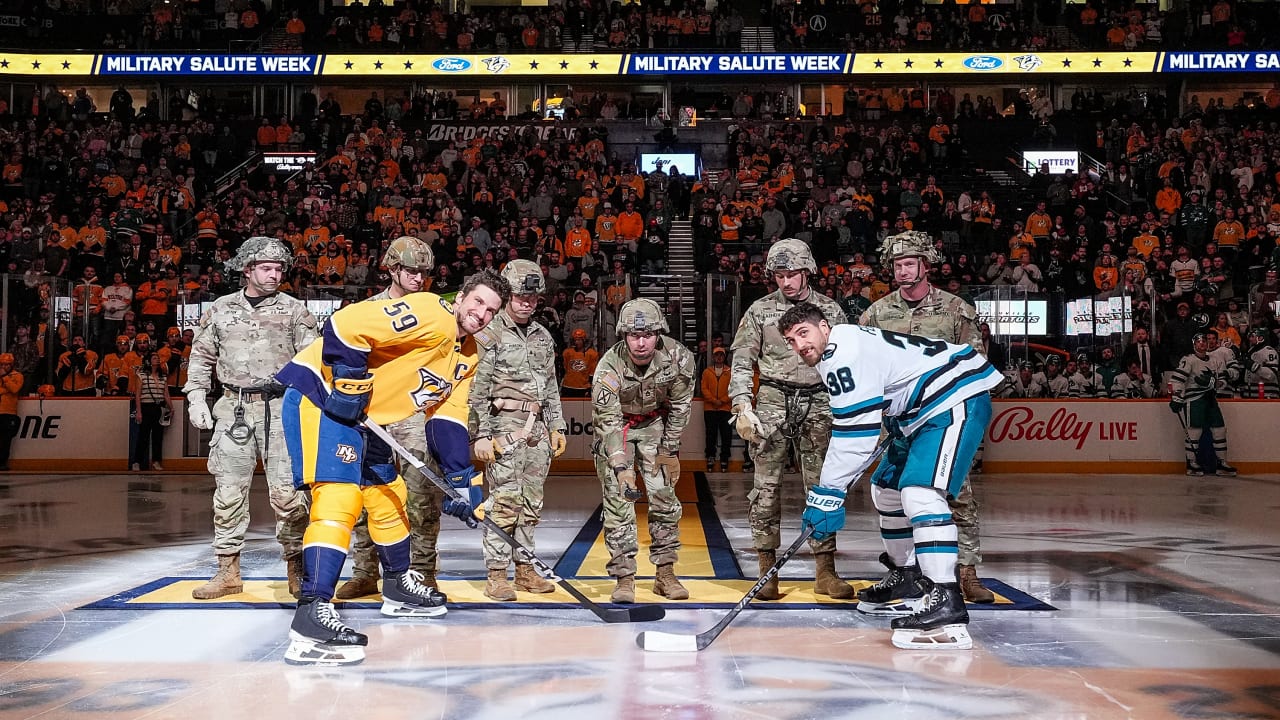 Nashville Predators to Host Ford Military Salute Week March 17-21 With Two Military Appreciation Games | Nashville Predators