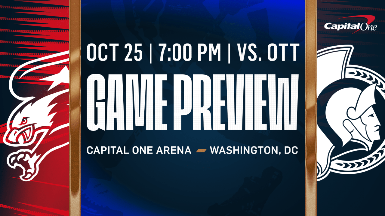 Caps Host Sens | Washington Capitals