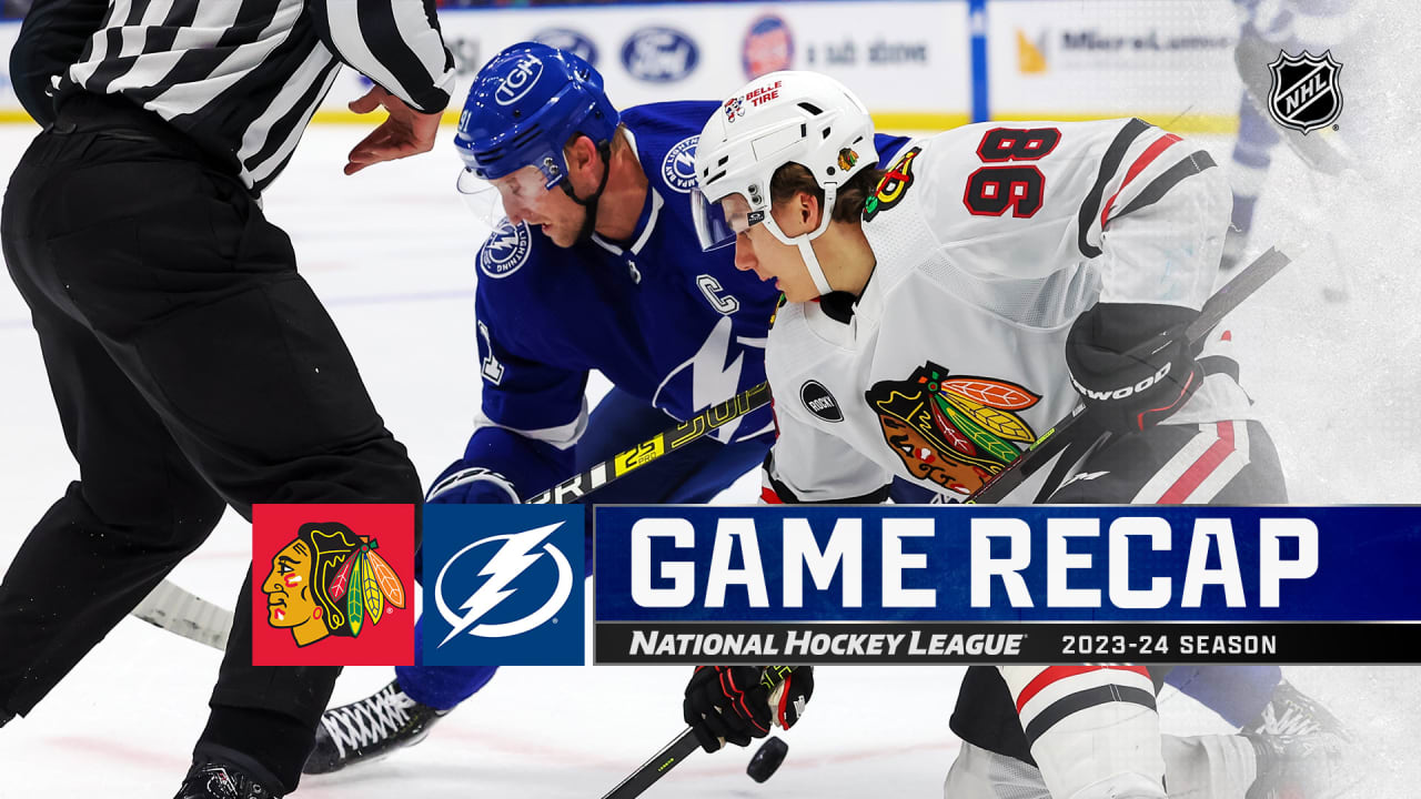 Bedard’s 2 goals, 2 assists boost Blackhawks to win against Lightning ...