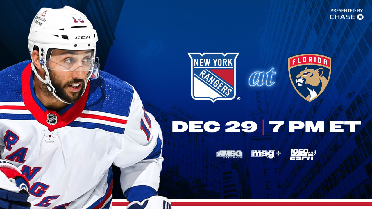 Pregame Notes: Rangers At Panthers | New York Rangers