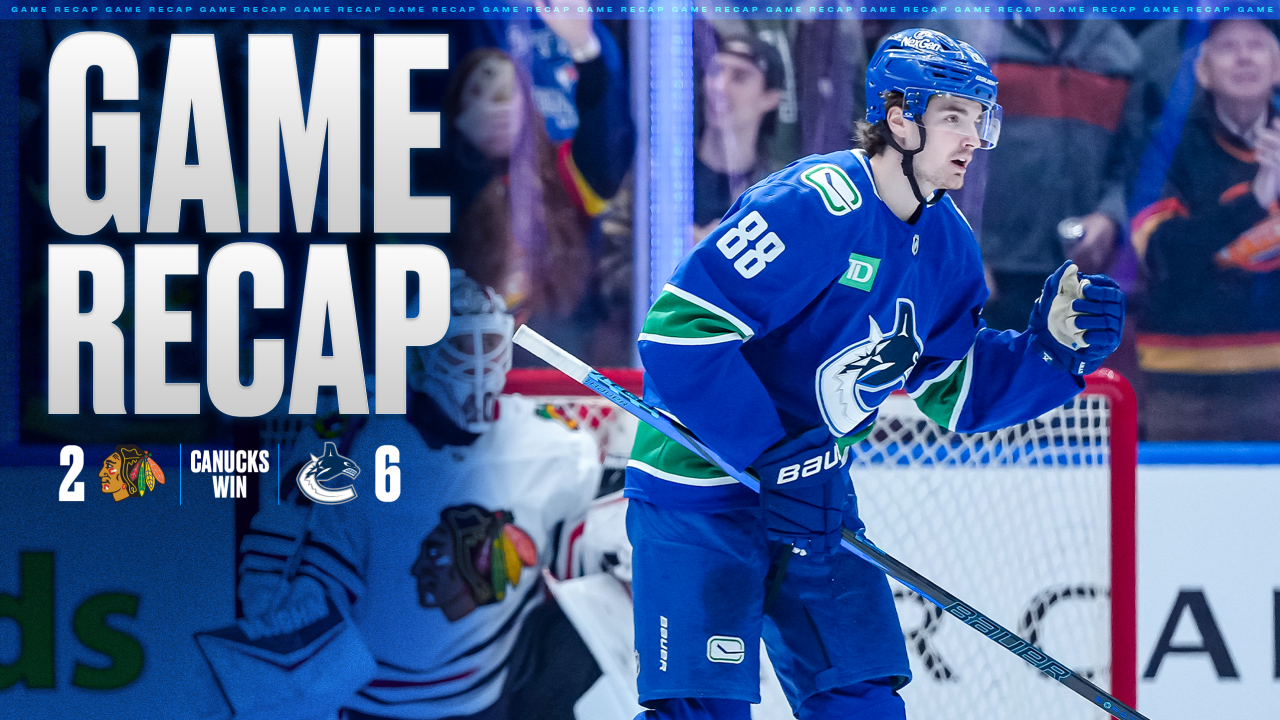 Canucks Roll Over Blackhawks with Balanced Attack in 6-2 Victory | Vancouver Canucks