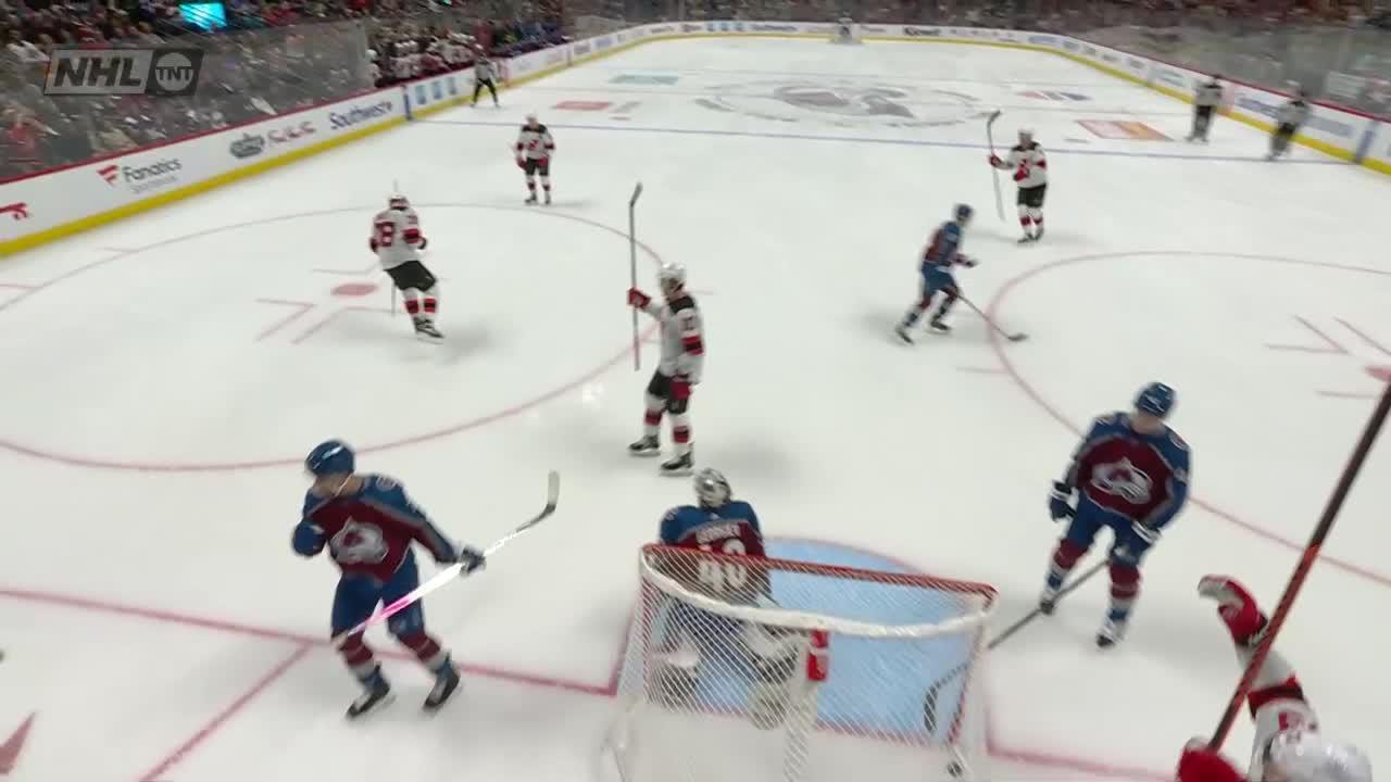 Avalanche's Colton ejected for cross-checking Devils' Meier