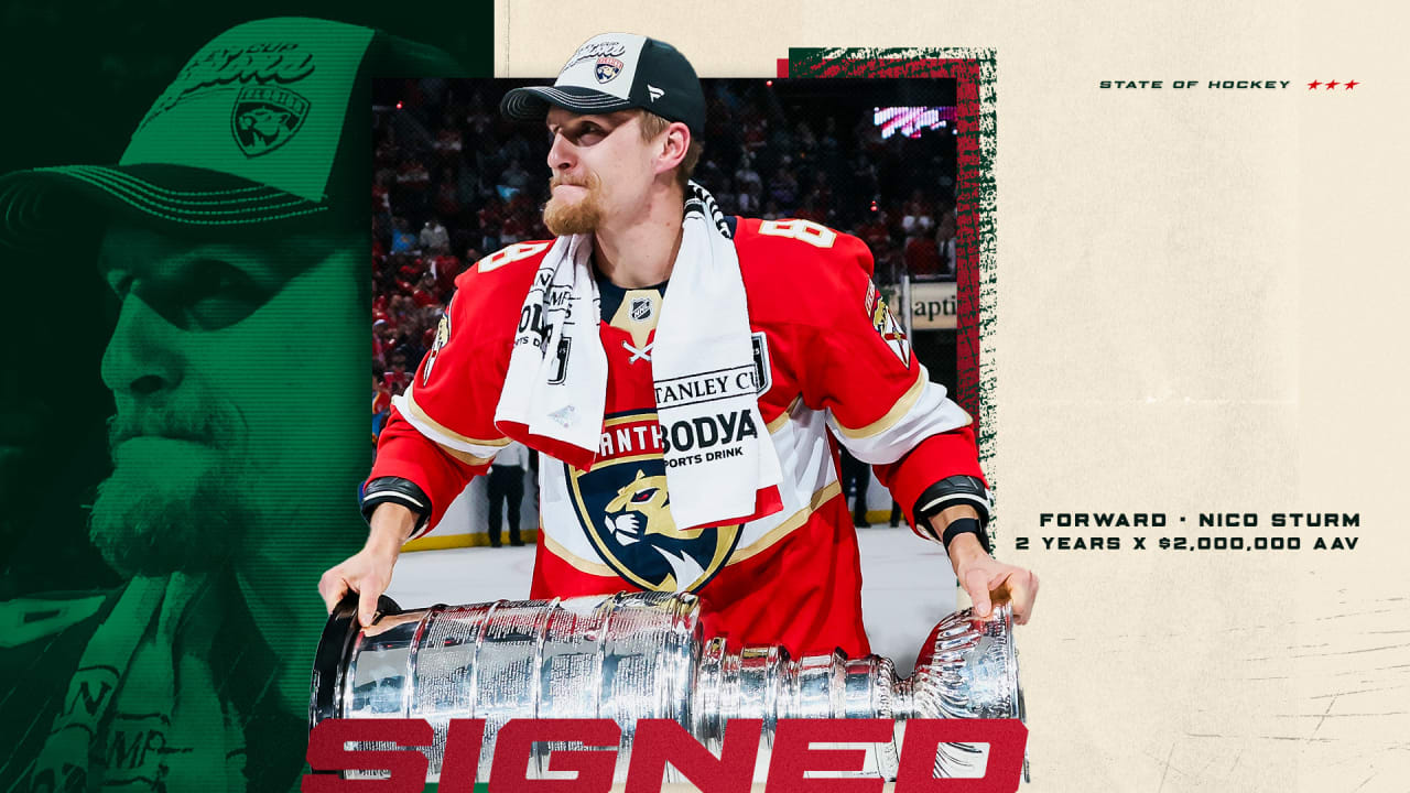 Minnesota Wild Signs Forward Nico Sturm to a Two-year Contract | Minnesota Wild