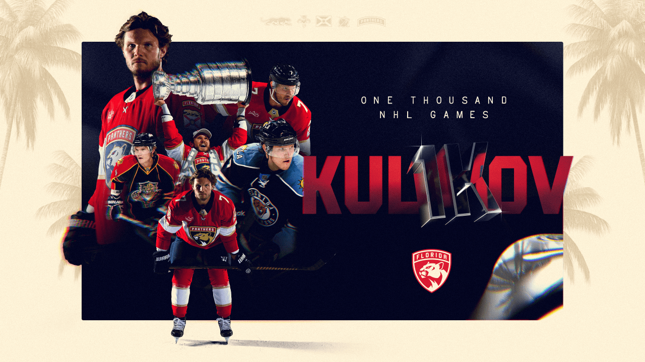 Florida Panthers Defenseman Dmitry Kulikov Skates in 1,000th NHL Game Tonight vs. Los Angeles Kings | Florida Panthers