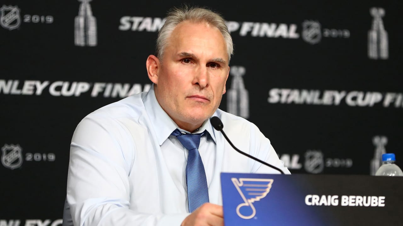 Stanley Cup Champion St. Louis Blues head coach Craig Berube