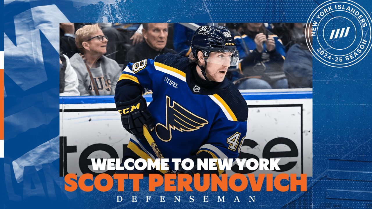 Islanders Acquire Perunovich from St. Louis