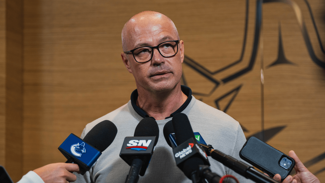 Patrik Allvin Speaks After Acquiring Buium, Rossi, Öhgren and a 1st Round Pick | Vancouver Canucks