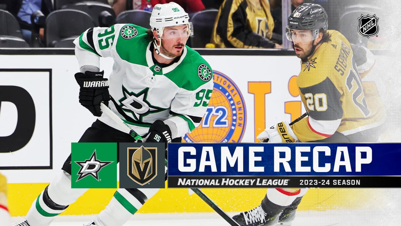 Golden Knights fall to Stars in shootout