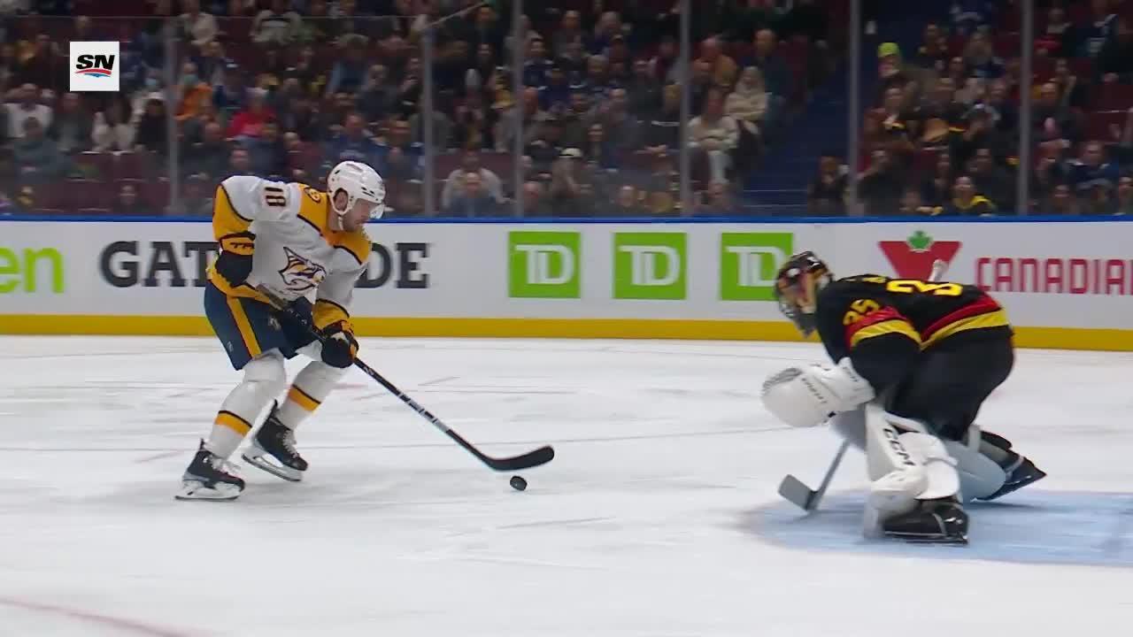 Thatcher Demko With A Spectacular Goalie Save From Vancouver Canucks Vs ...