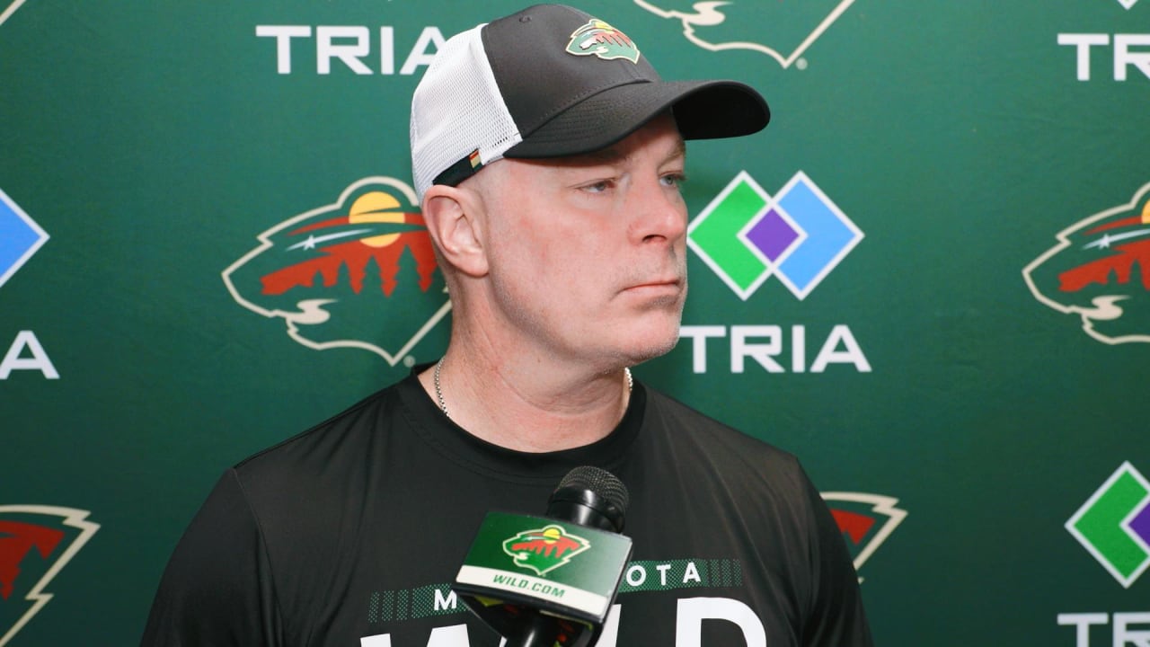 Hynes at Practice in Florida Minnesota Wild