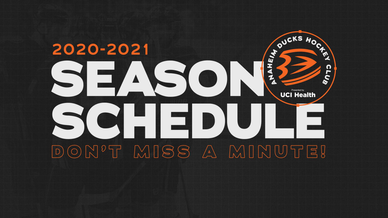 Ducks 2020-21 Season Schedule Announced | Anaheim Ducks