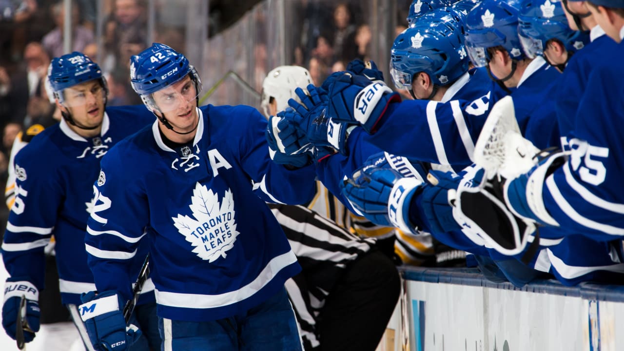 Maple Leafs win, sweep season series with Bruins
