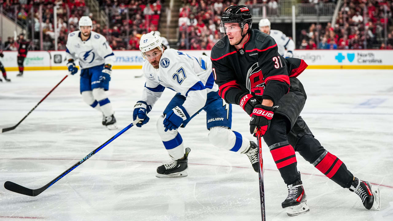 Recap Canes 'Too Fancy' In SeasonOpening Loss Carolina Hurricanes