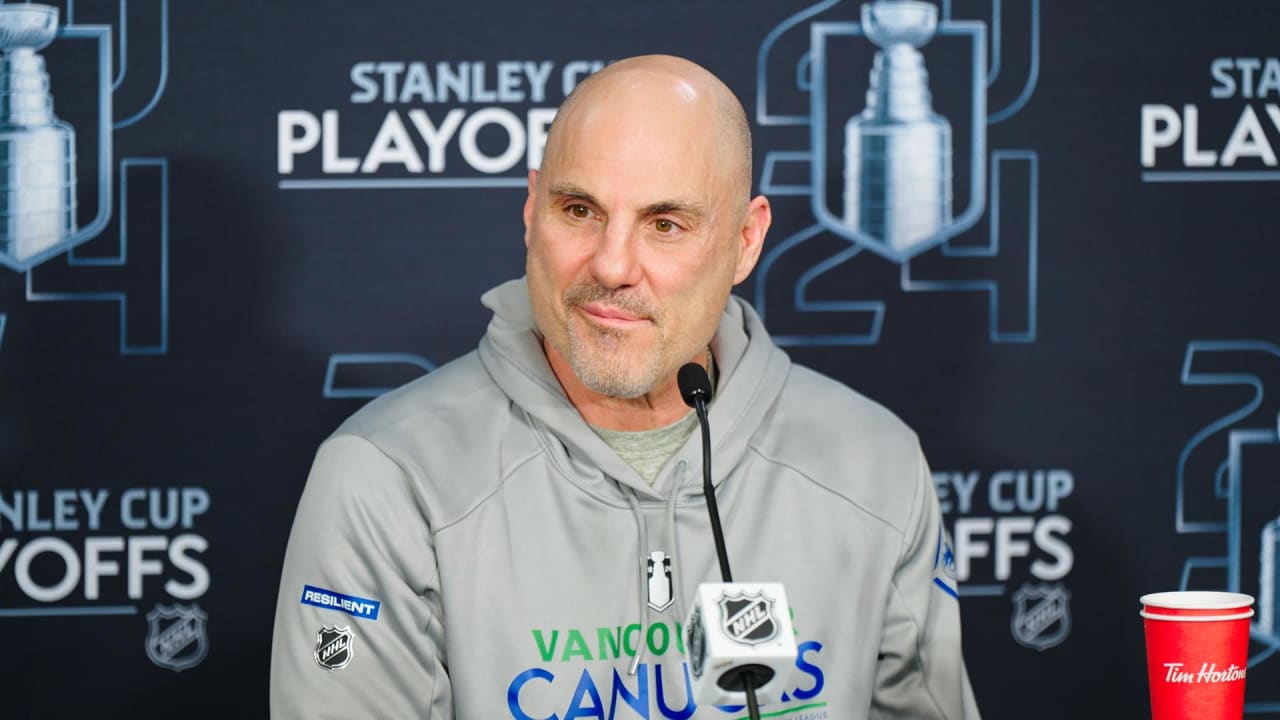 PRACTICE | Coach Rick Tocchet | Vancouver Canucks