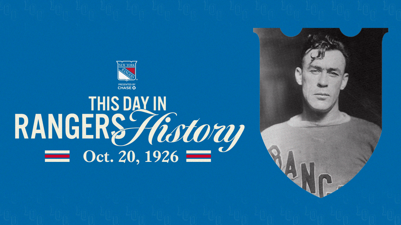 Bill Cook – The Rangers’ First Captain | New York Rangers