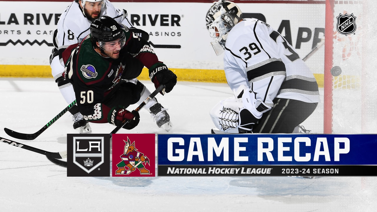 Kings rally with 4 straight goals, defeat Coyotes