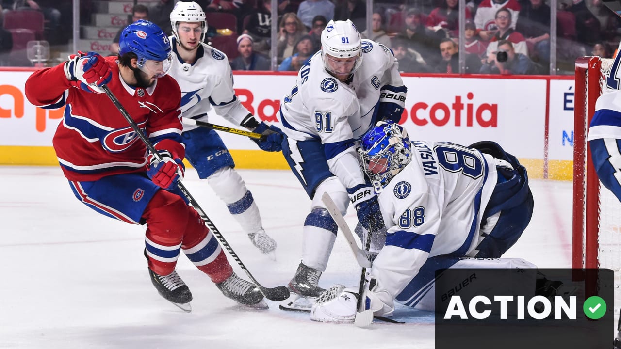 The Action Network Canadiens vs. Lightning, Game 1 odds, analysis